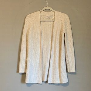 NWOT Loft Petite XS Cream Wool Cardigan Sweater